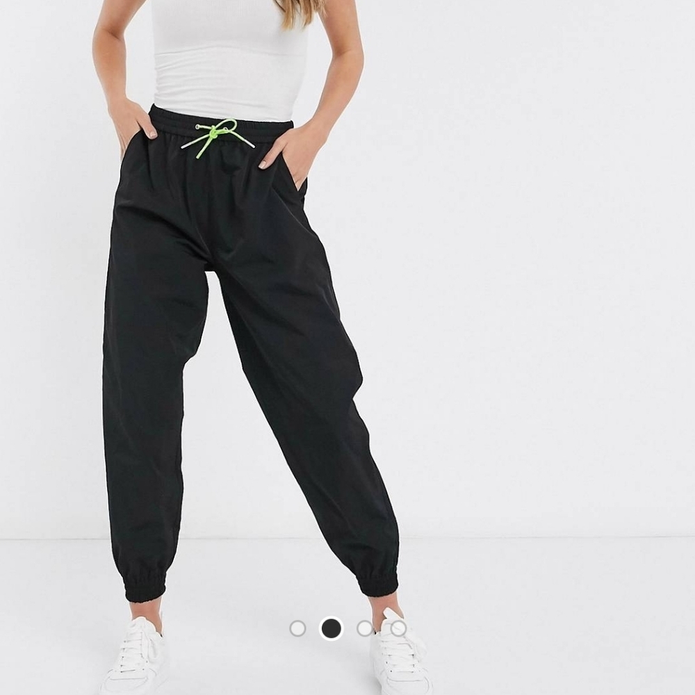 ASOS Shell Jogger in Black
